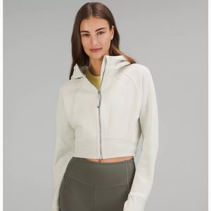 Lululemon Full-Zip Cropped Hoodie